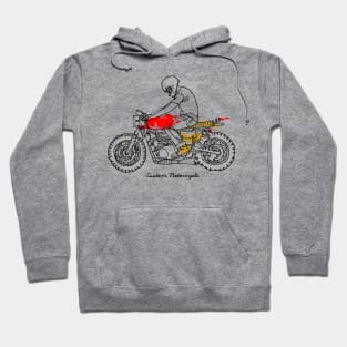 Custom Motorcycle (Bright Color) Hoodie